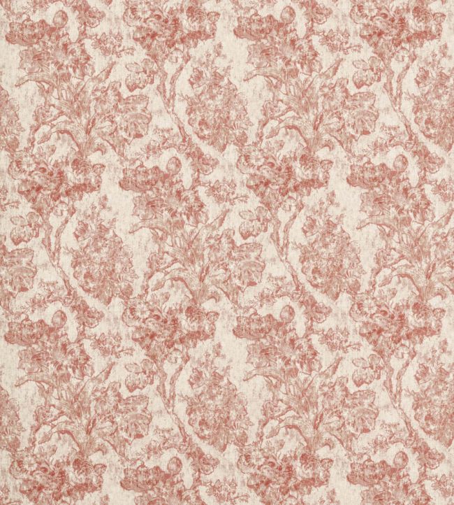 Fringed Tulip Toile Fabric by Sanderson Putty