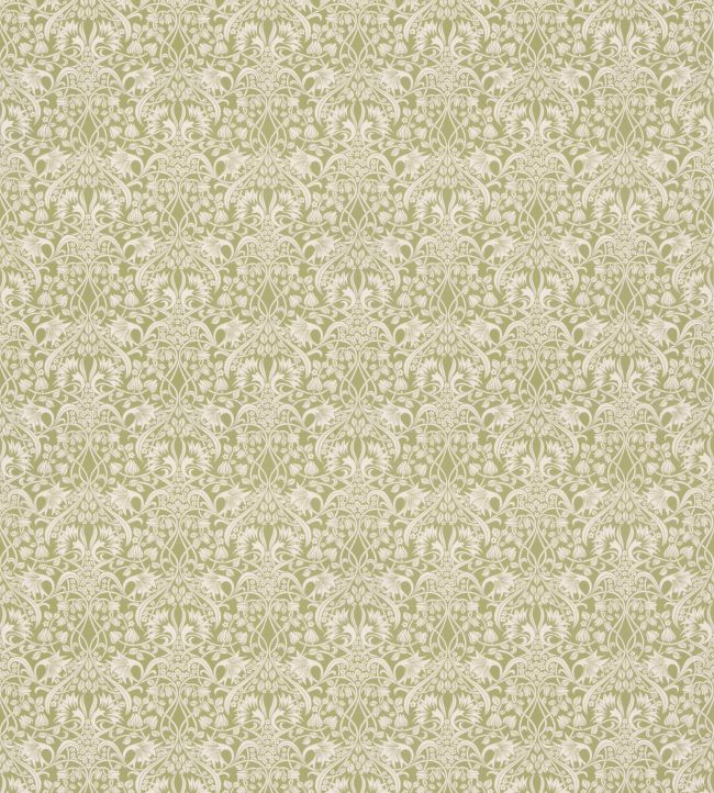 Fritillerie Cotton Fabric by GP & J Baker Green