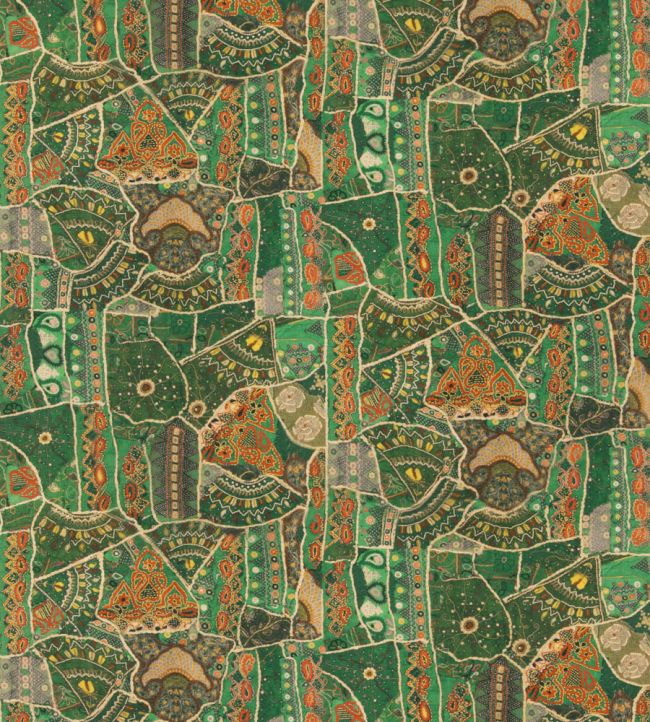 Front Row Fabric by GP & J Baker Jewel Green