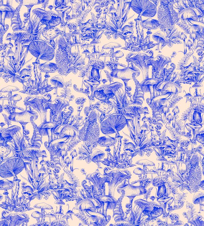 Fungi Forest Wallpaper by Cole & Son Navy