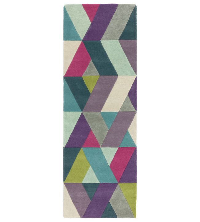 Asiatic Funk Chevron Runner rug Blue, Green FUNK106-01-70200 Blue, Green