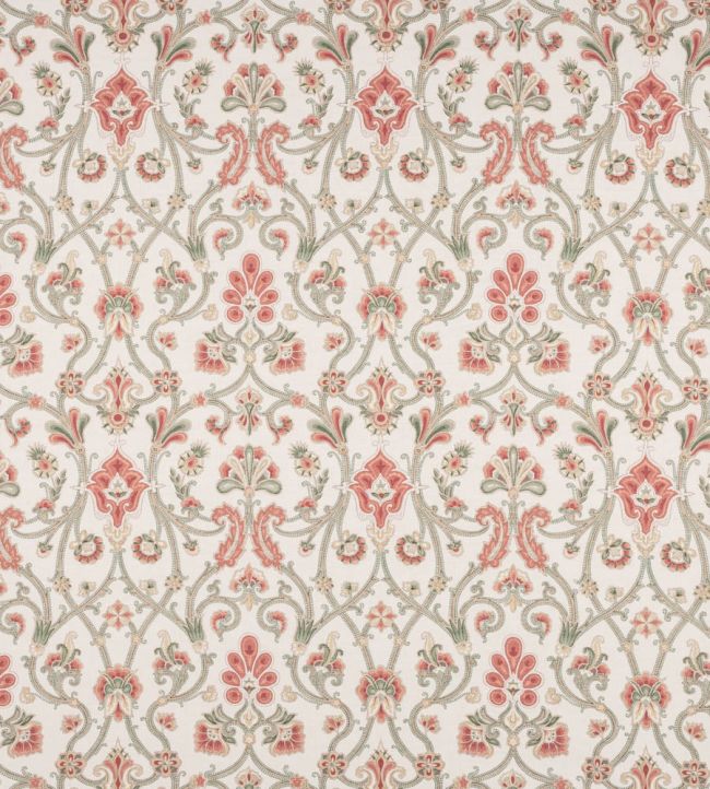 Furley Fabric by Colefax and Fowler Pink/Green