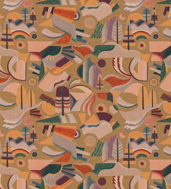 Futurista Fabric by Nobilis Sand