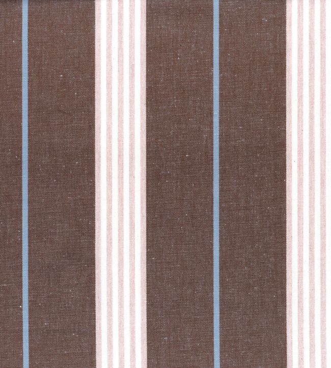 Gallery Stripe Fabric by Ian Mankin Brown