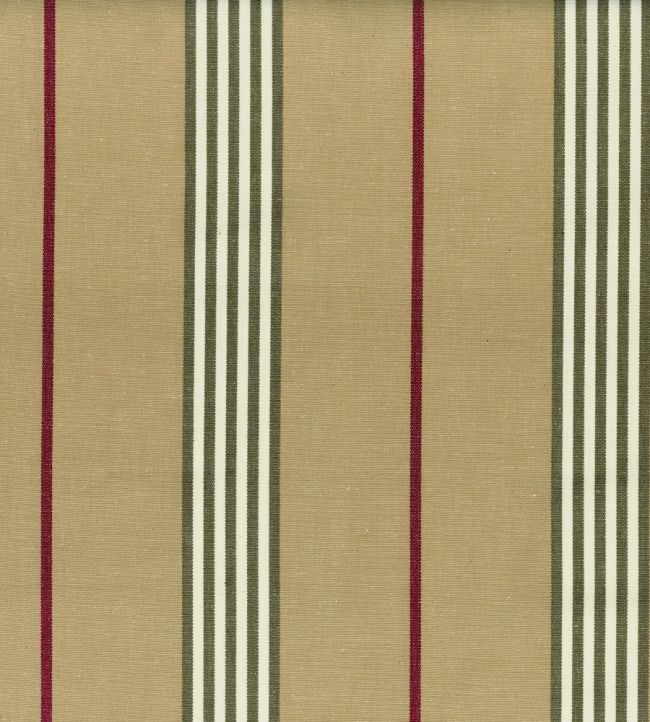 Gallery Stripe Fabric by Ian Mankin Rustic