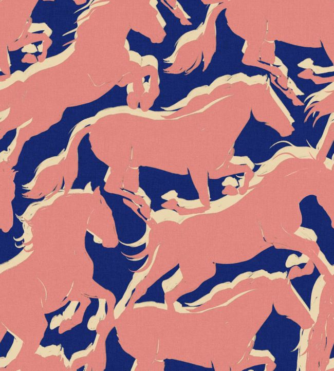 Galope Wallpaper by Coordonne Cobalt