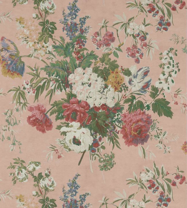 Garden Club Wallpaper by Anna French Blush