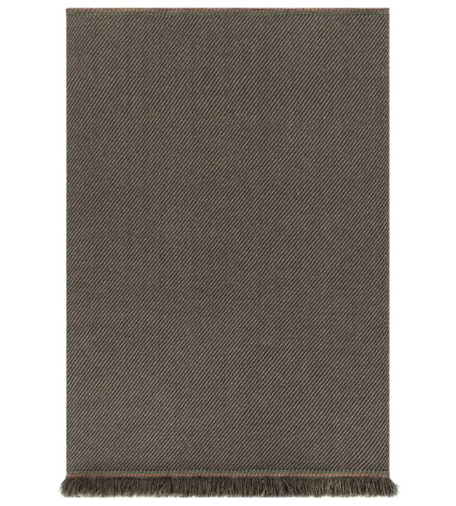 GAN Garden Layers Diagonal rug Aloe-Grey 141746-US Aloe-Grey