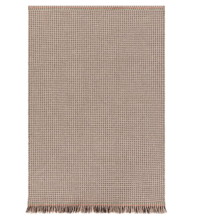 GAN Garden Layers Gofre rug Terracotta 141694-US Terracotta