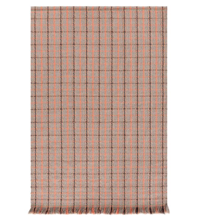 GAN Garden Layers Tartan rug Terracotta 45516-141710-US Terracotta