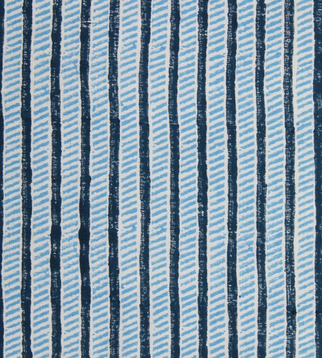 Garden Path Fabric by Molly Mahon Midnight/Sky