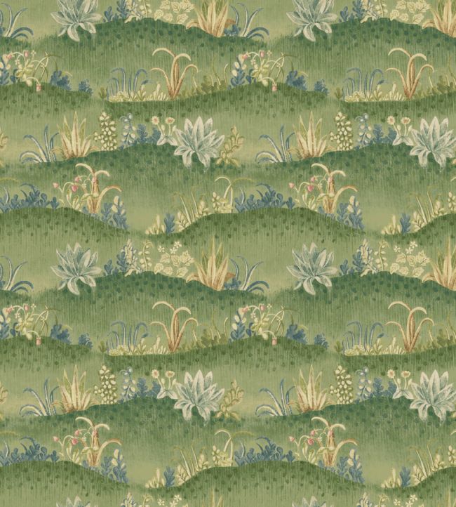 Garden Tapestry Wallpaper by GP & J Baker Royal Green