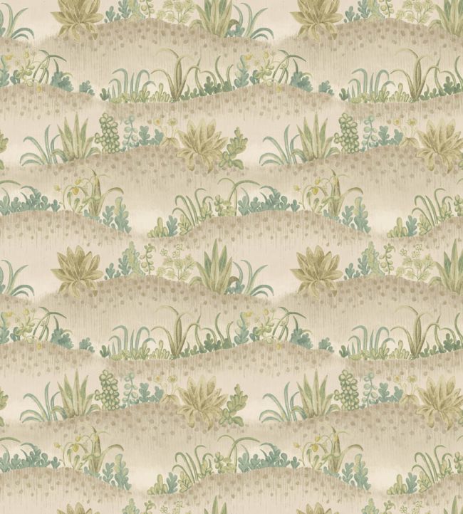 Garden Tapestry Wallpaper by GP & J Baker Soft Blue/Green
