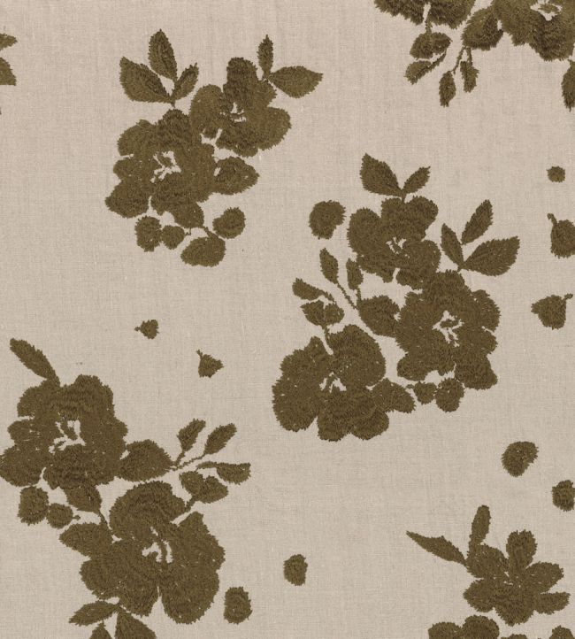 Gardenia Fabric by Casamance Kaki