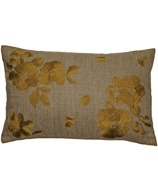 Gardenia Cushion 40 x 60cm by Maison Casamance Ocre