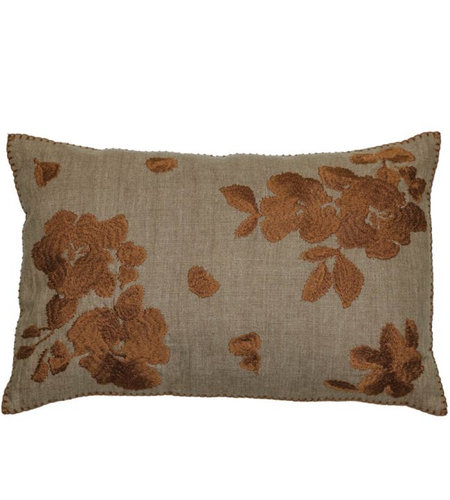 Gardenia Cushion 40 x 60cm by Maison Casamance Terracotta