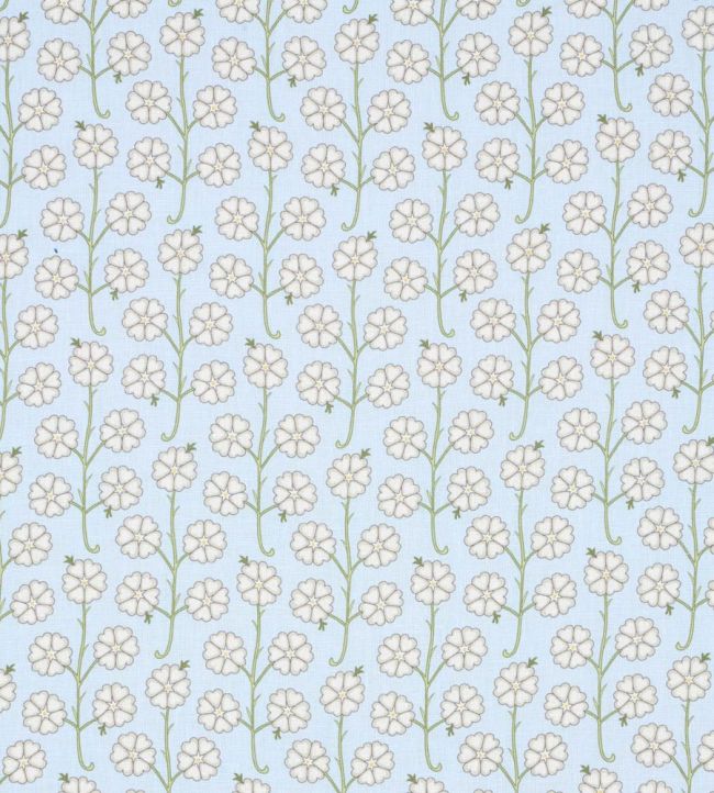Gardenia Fabric by Schumacher Egg Blue