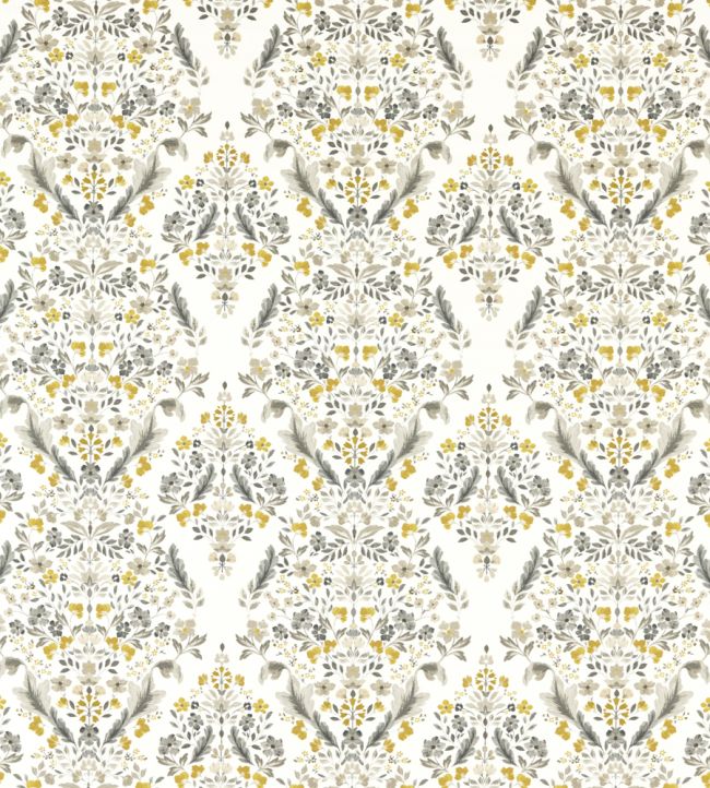 Gawthorpe Cream Fabric by Studio G Charcoal