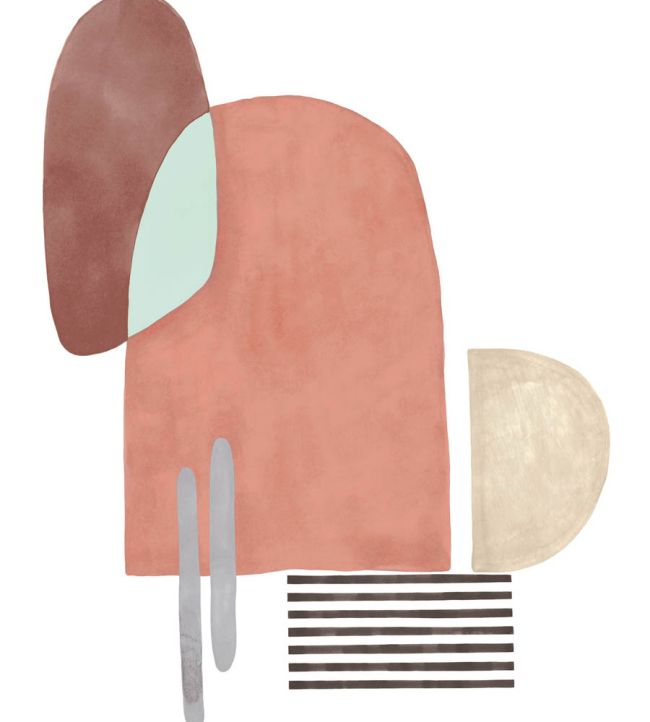 Gelato Mural by Casadeco Peach
