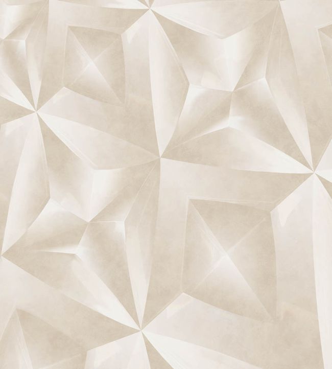 Geo Diamond Mural by Eijffinger Beige/Sand