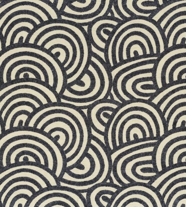 Geode Fabric by Camengo Navy