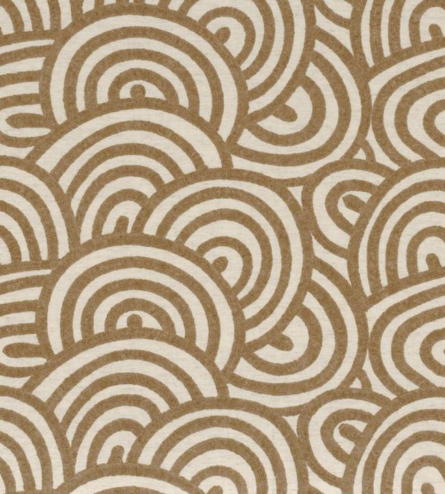 Geode Fabric by Camengo Ocre