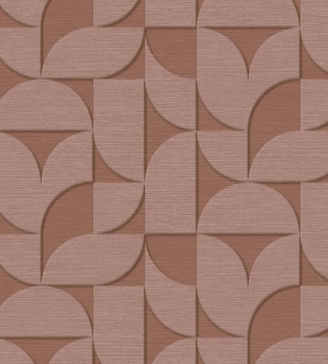 Geometric Arches Wallpaper by Eijffinger Terracotta