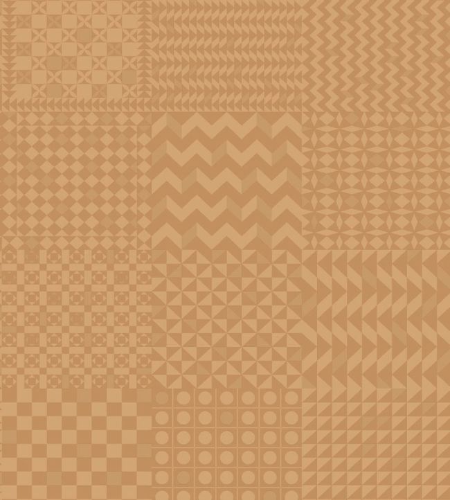 Geometrico Wallpaper by Cole & Son Gold on Gold