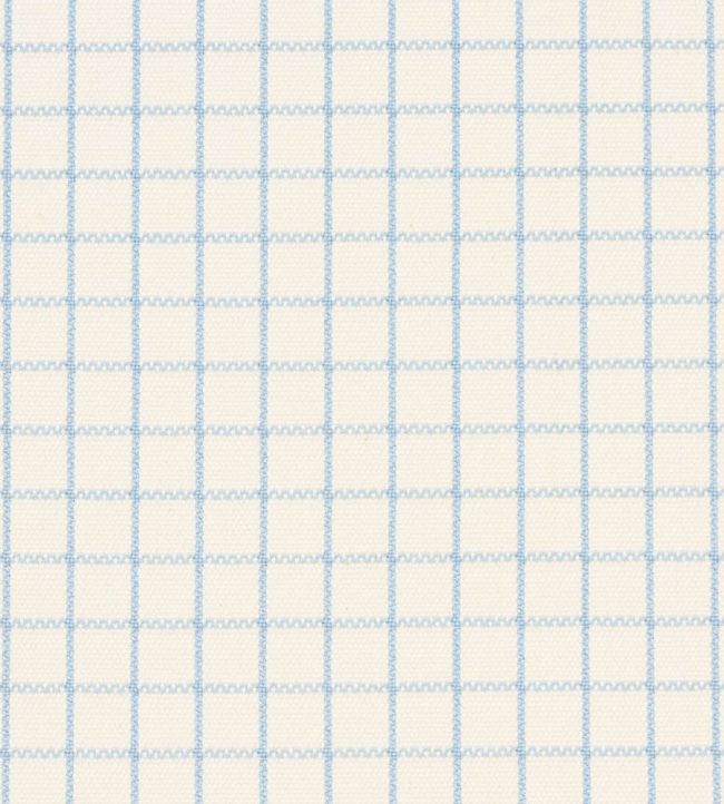 Georgie Reversible Check Fabric by Schumacher China Blue