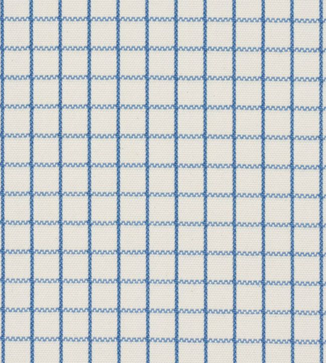 Georgie Reversible Check Fabric by Schumacher Indigo