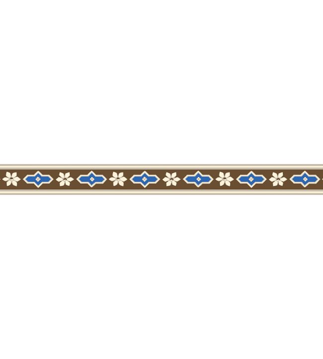 Gerdas Bard Wallpaper by Borastapeter Blue/Brown