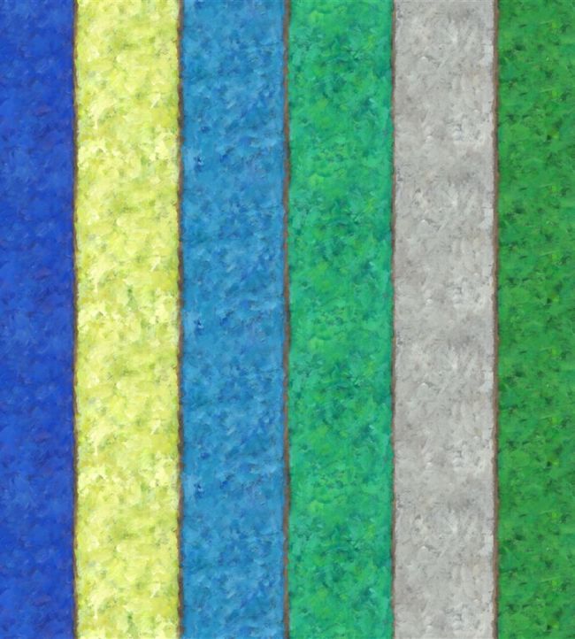 Gesso Stripe Fabric by Designers Guild Cobalt
