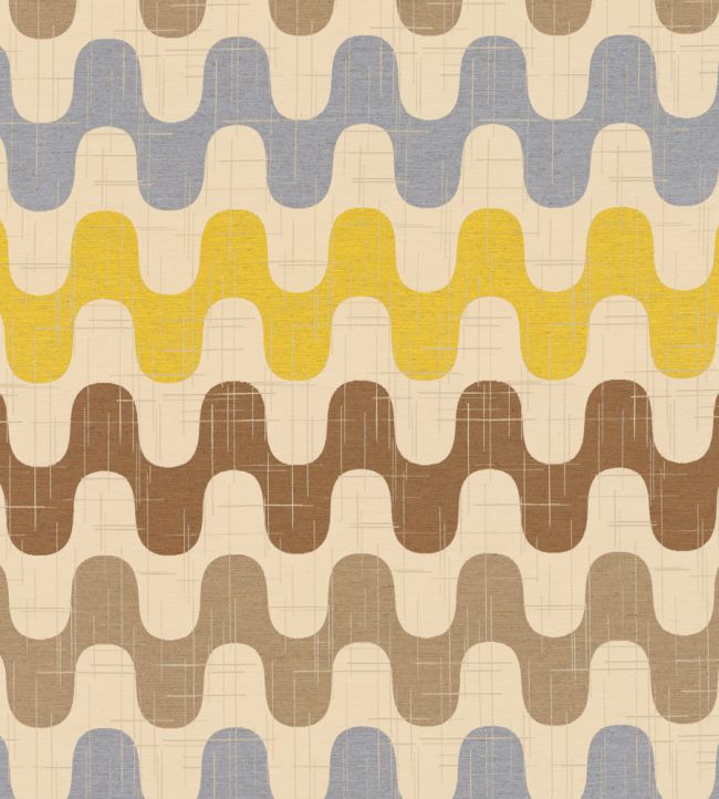 Giardino Fabric by Nobilis Blue / Yellow