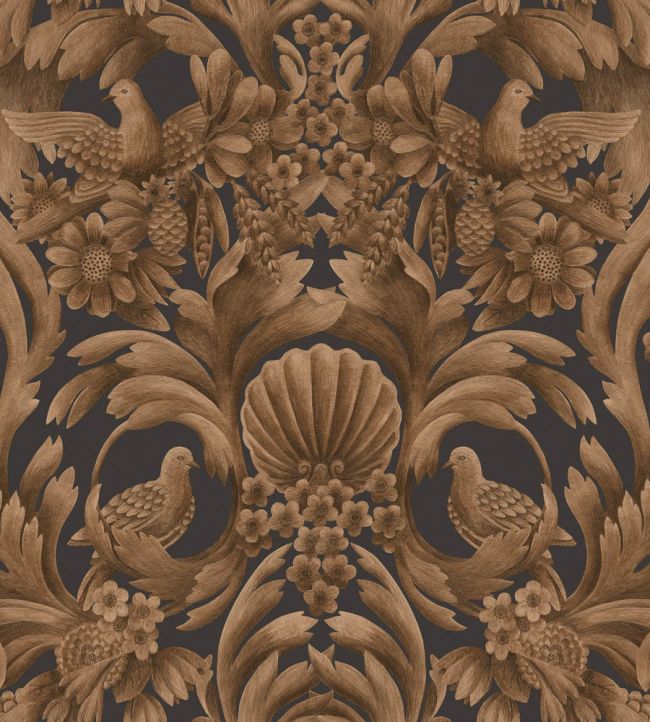 Gibbons Carving Wallpaper by Cole & Son Bronze