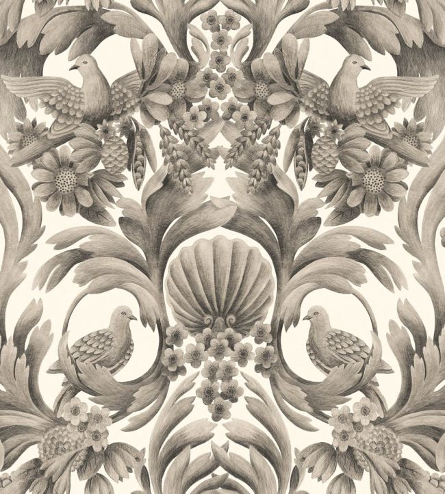 Gibbons Carving Wallpaper by Cole & Son Soot