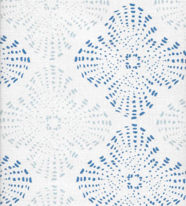 Gili Fabric by Kate Medlicott Ocean-Cloudy Blue