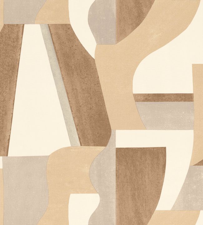 Gino Wallpaper by Casamance Latte