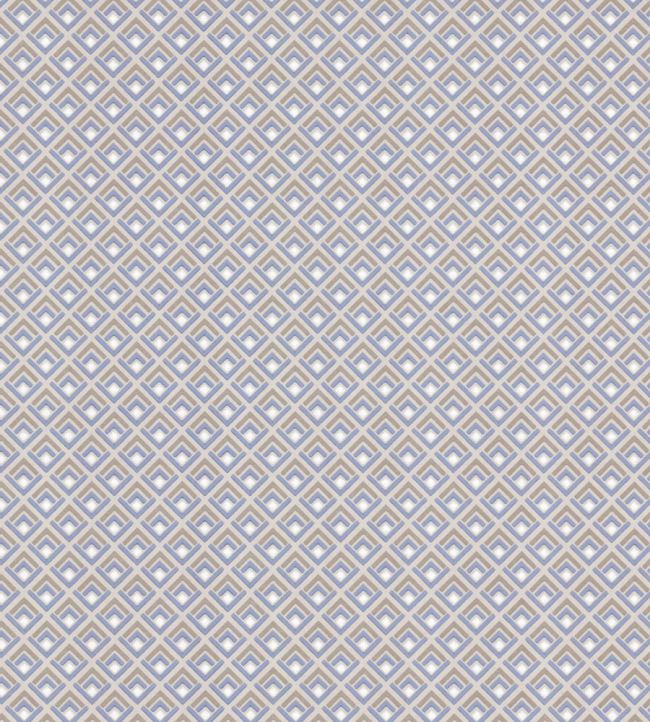Gio Wallpaper by 1838 Wallcoverings Denim