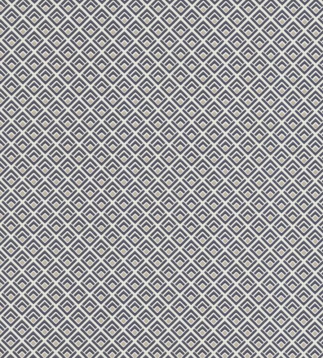 Gio Wallpaper by 1838 Wallcoverings Ebony
