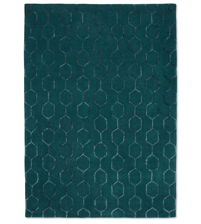 Wedgwood Gio rug Teal 39107-120180-US Teal