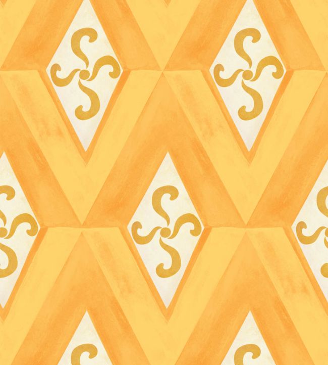 Girandola Wallpaper by MINDTHEGAP Limone