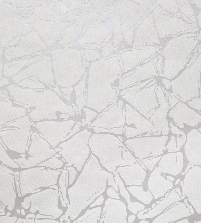 Glaze Wallpaper by 1838 Wallcoverings Silver