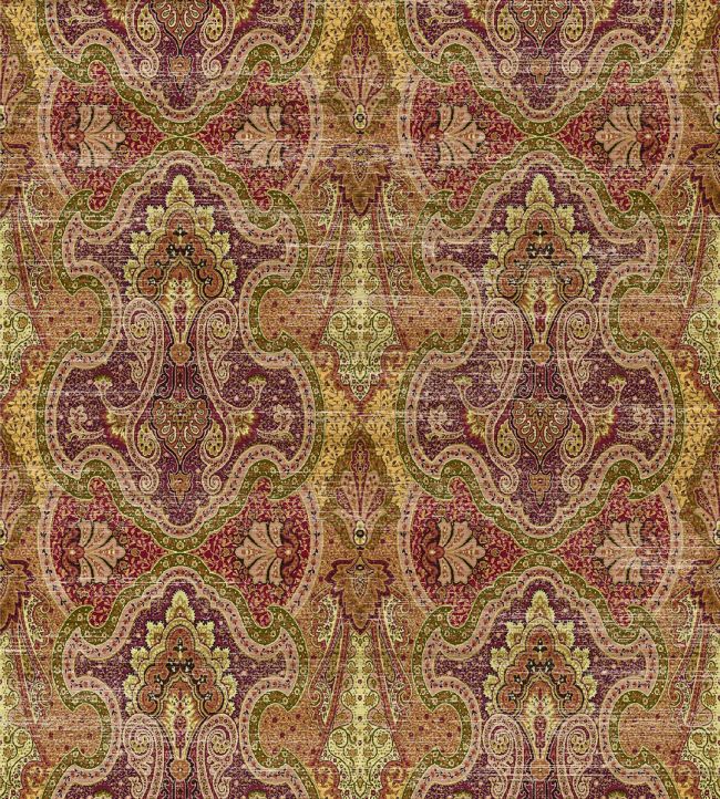 Glencoe Grasscloth Wallpaper by Madeaux 03 Amethyst