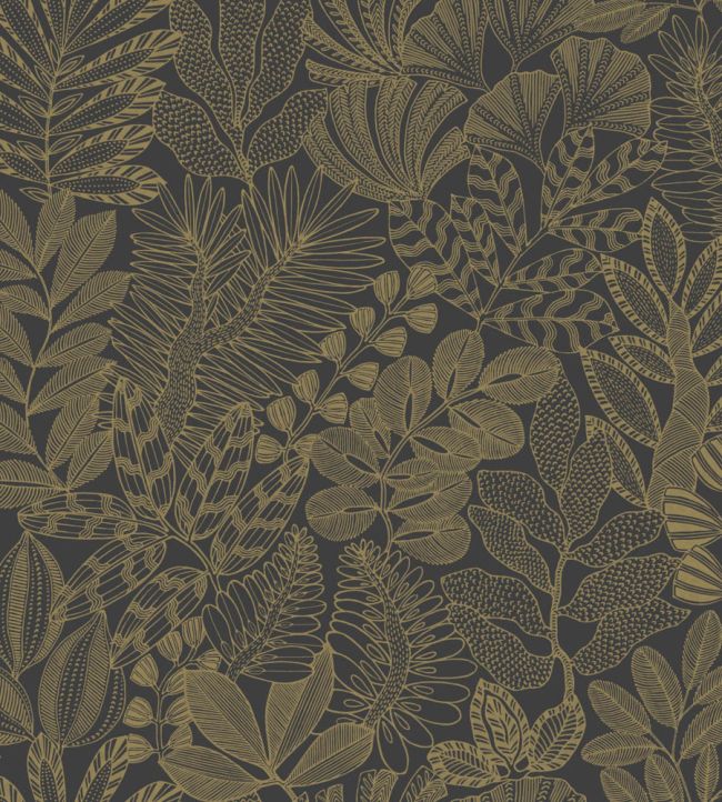 Golden Jungle Wallpaper by Caselio Noir or