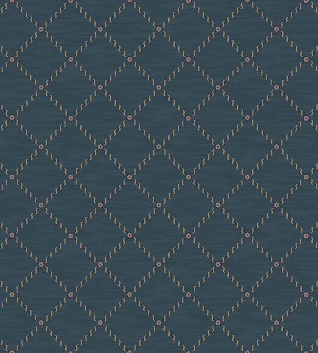 Golden Trellis Wallpaper by Borastapeter 65