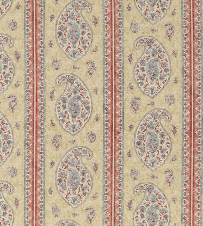 Coromandel Fabric by GP & J Baker Red/Blue
