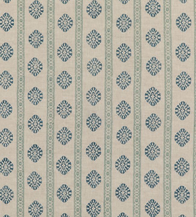 Alma Fabric by GP & J Baker Aqua
