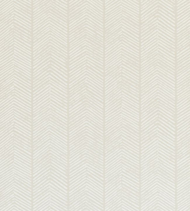 Herringbone Wallpaper by GP & J Baker Stone