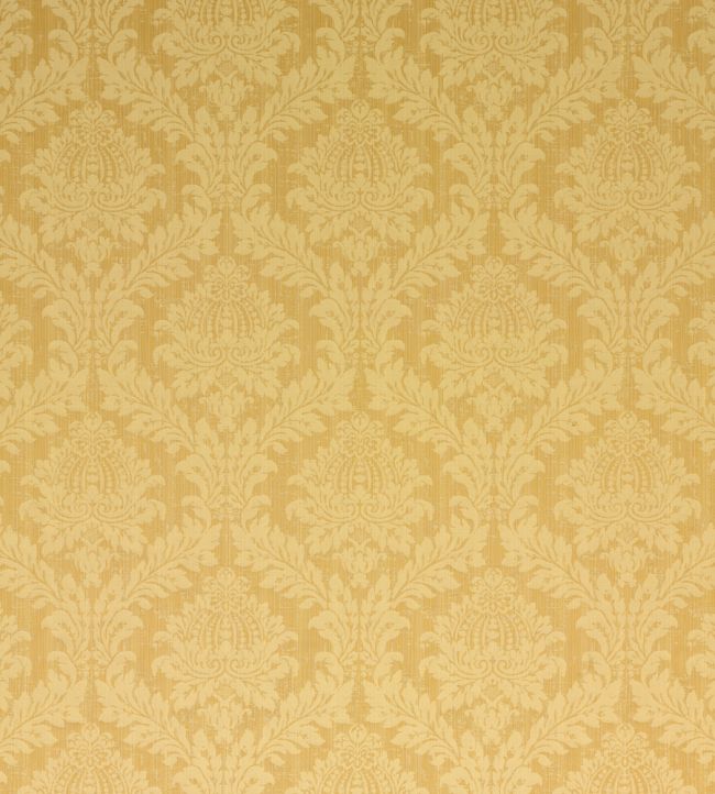 Lydford Damask Fabric by GP & J Baker Gilt