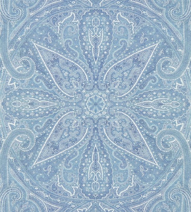 Grand Paisley Wallpaper by Zoffany Indigo